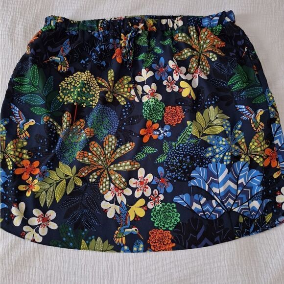 Loft L floral skirt, elastic waist - Picture 4 of 11